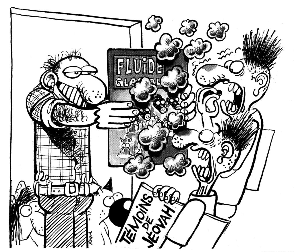 Cartoon by Édouard Karali aka Édika