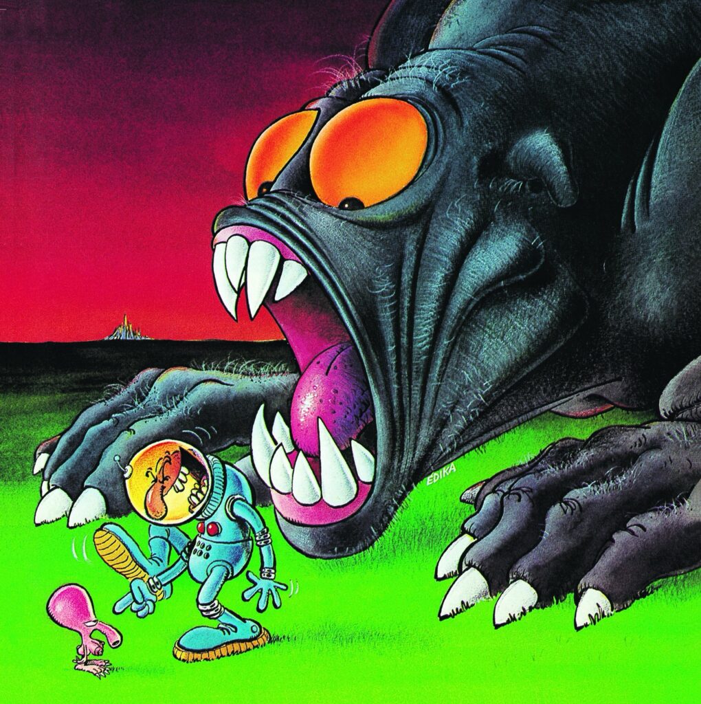 Cartoon by Édouard Karali aka Édika