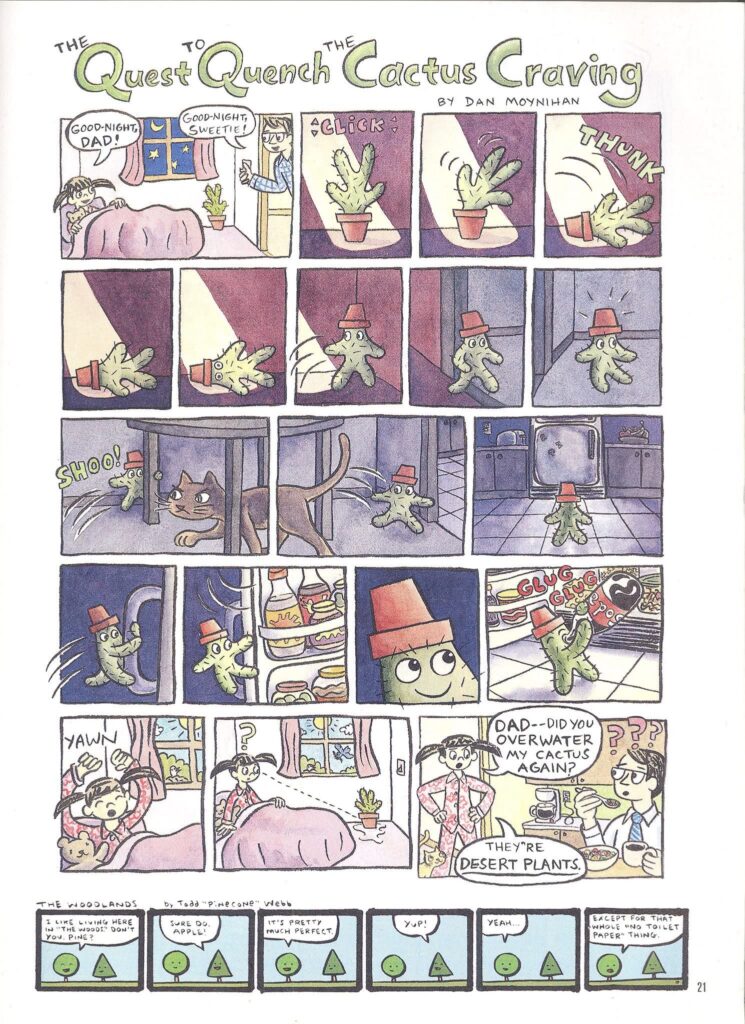 One of Dan Moynihan’s many strips for Nickelodeon magazine 