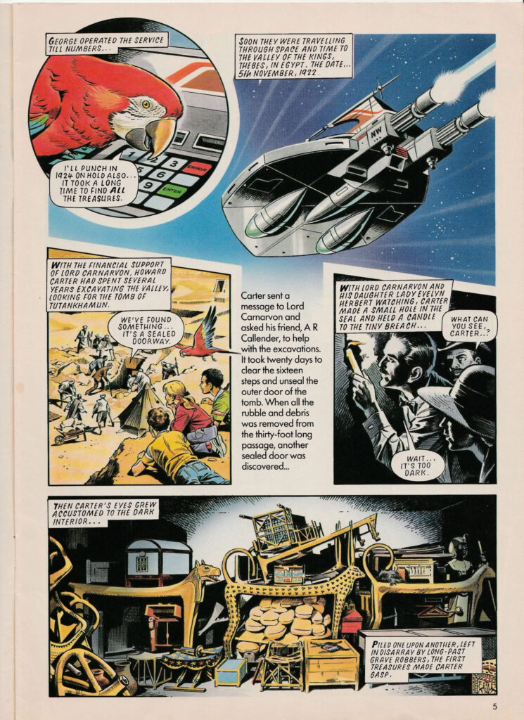 “Time Bank” Episode Two - art by Mike Noble for NatWest Piggy Press