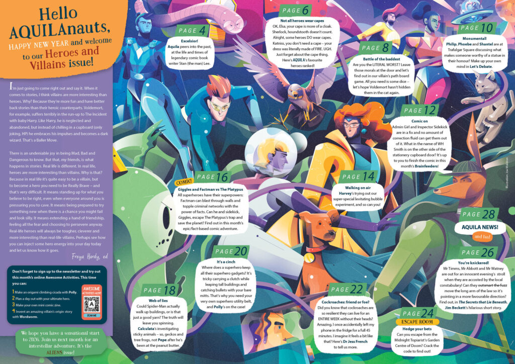 AQUILA Magazine January 2026 - Sample Spread