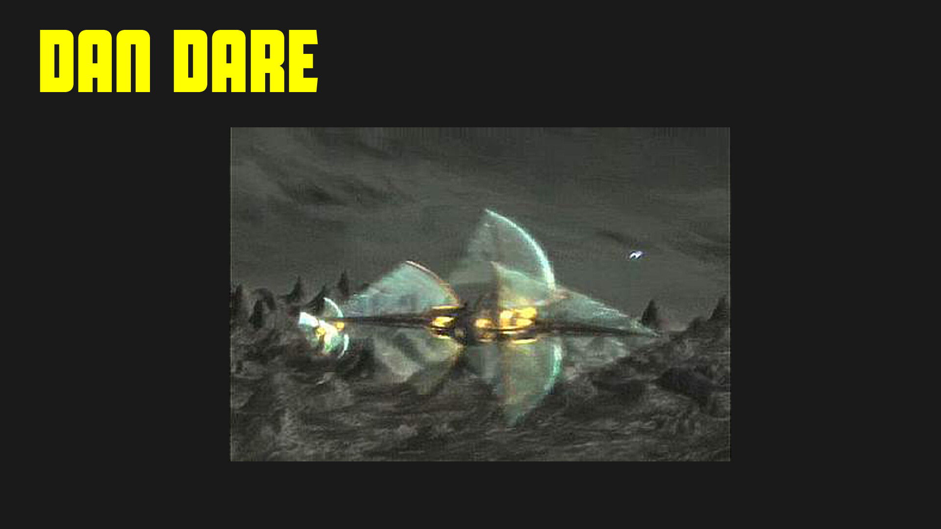 Dan Dare Animated Series - FX shot by Peter Profetto - Escaping an alien world