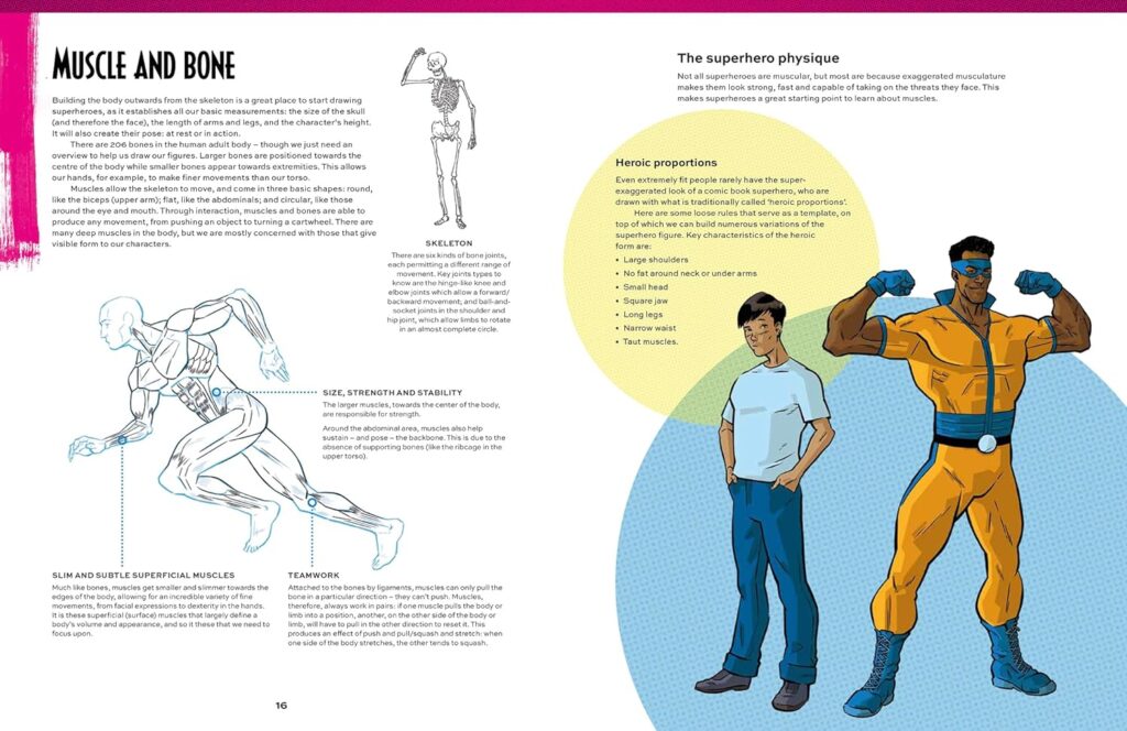 Comic Art Superheroes: Your Master Guide to Drawing Awesome Heroes, Villains and Monsters by Sam Hart