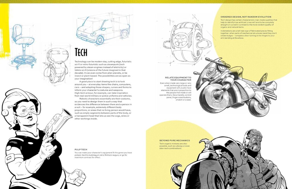 Comic Art Superheroes: Your Master Guide to Drawing Awesome Heroes, Villains and Monsters by Sam Hart