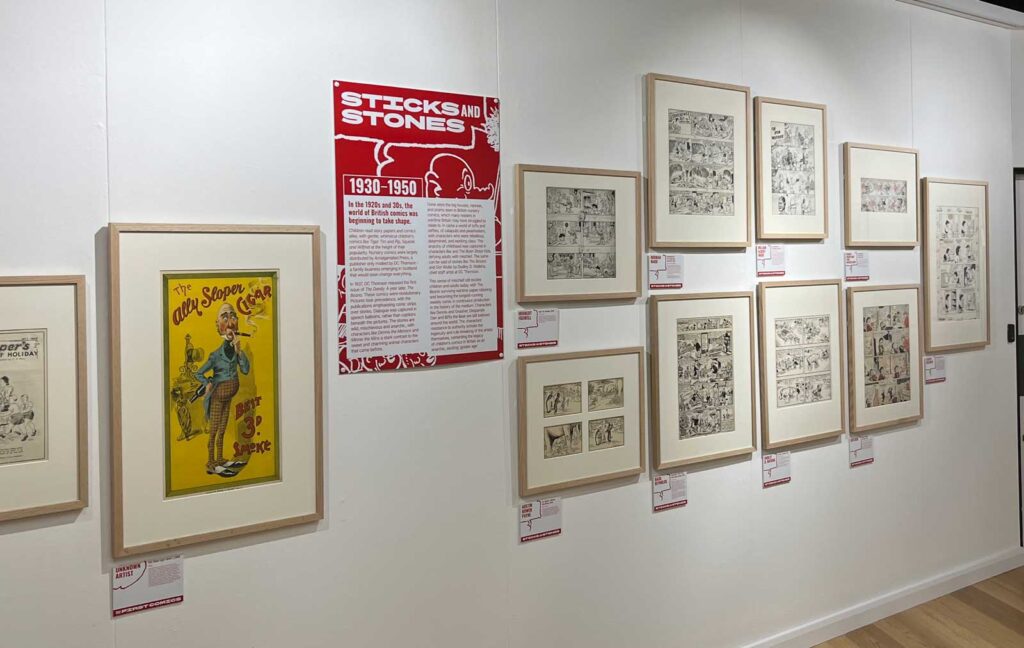 Comics: The Famous & Forgotten 17th January – 15th March 2026, The Beacon Museum, West Strand, Whitehaven, Cumbria CA28 7LY