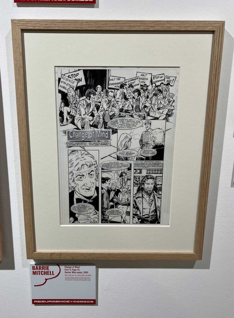 Art from "Doctor Who - Change of Mind" Part 3 by Barrie Mitchell, published in Doctor Who Magazine in 1995