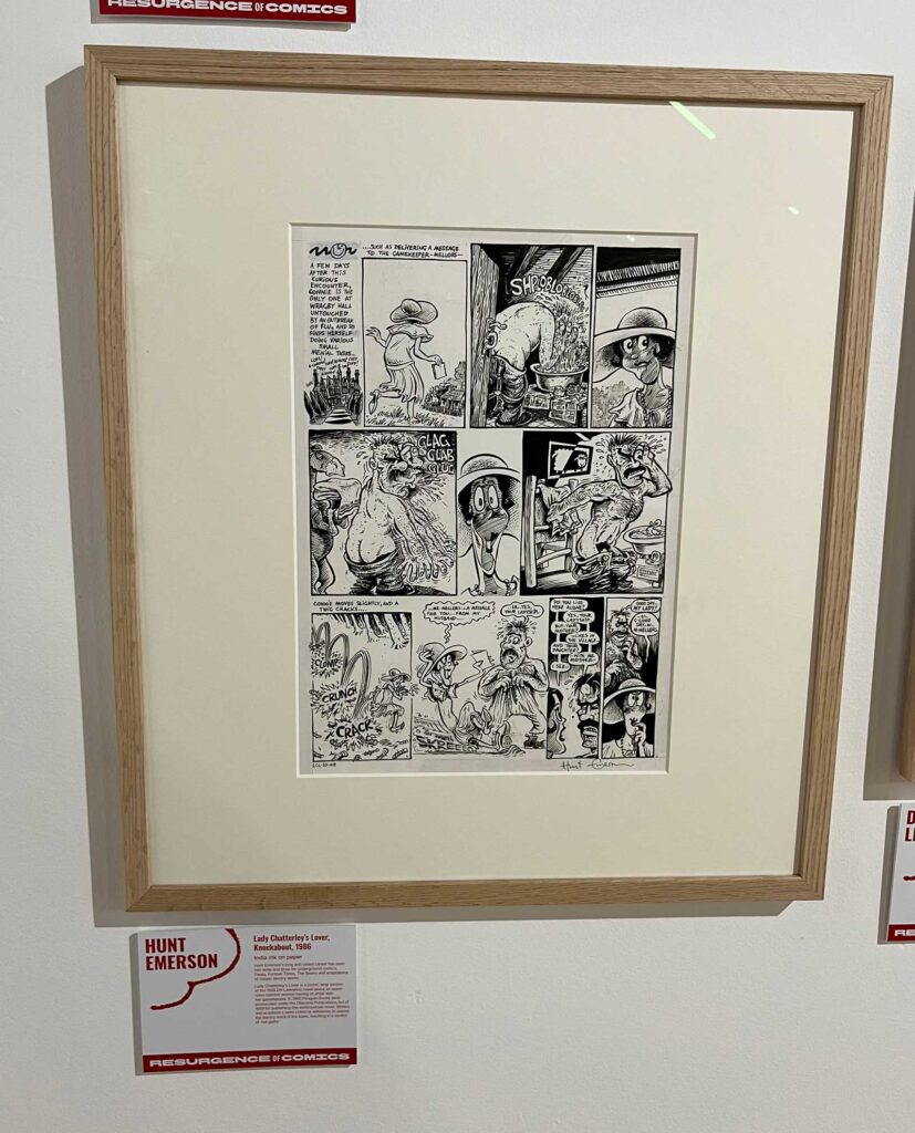 A page from "Lady Chatterley’s Lover" by Hunt Emerson (1986)