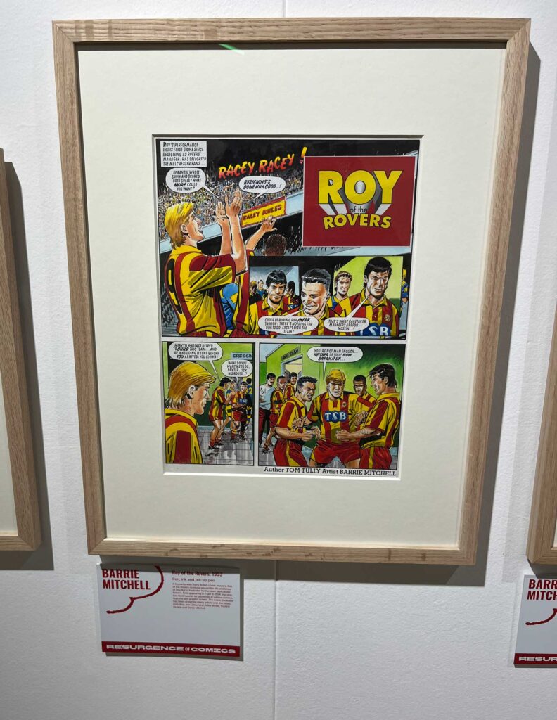 Roy of The Rovers cover by Barrie Mitchell (1983)