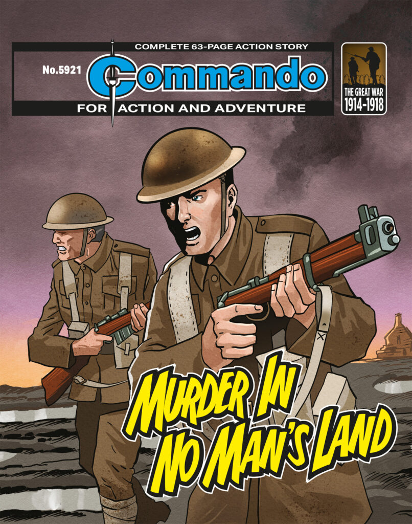Commando 5921: Murder in No Man’s Land Writer: David Thomas | Artist and Cover Artist: Kev Hopgood