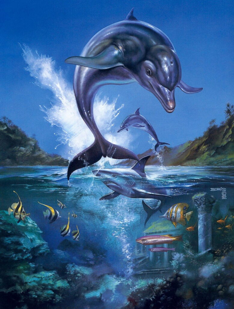 Ecco the Dolphin art by "Bruce"