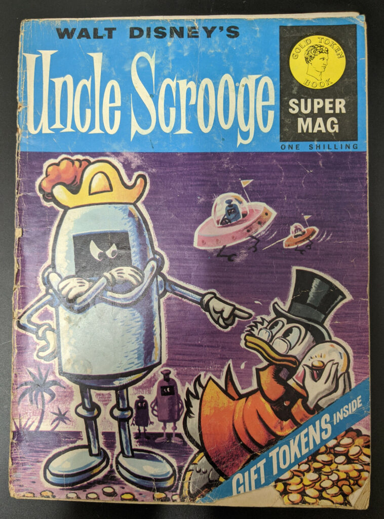 Gold Token Super Mag 6 Uncle Scrooge