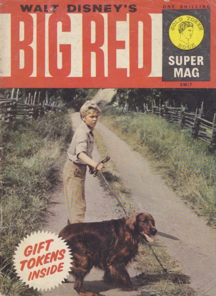 Gold Token Super Mag 7 Big Red Western: Gold Key: Walt Disney’s Big Red, 1962