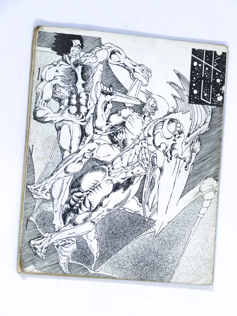 Heroes Unlimited #6 a fanzine released in the 1960's. One of the earliest British fanzines dedicated to comic books, featuring a cover by Paul Neary
