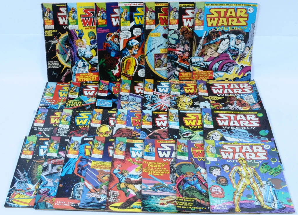 Vectis Comics & Publications - Thursday 15 January 2026 auction - Star Wars Weekly comics