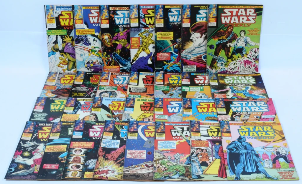 Vectis Comics & Publications - Thursday 15 January 2026 auction - Star Wars Weekly comics