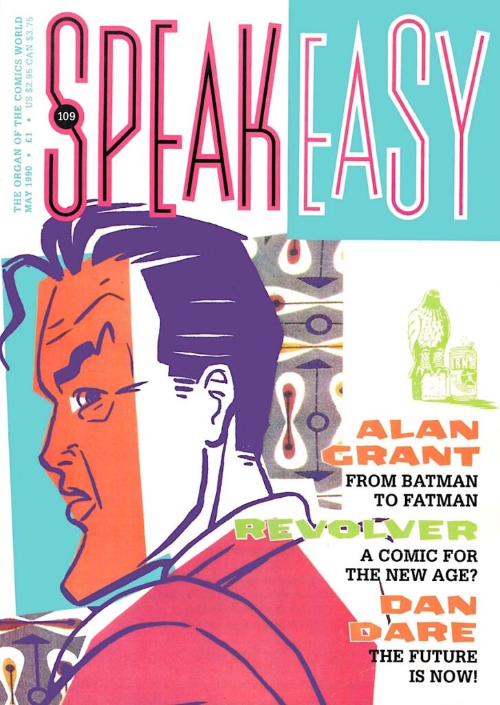 Speakeasy #109 (1990), cover by Rian Hughes