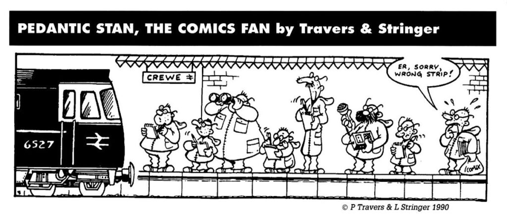 Speakeasy #109 (1990) - Pedantic Stan by P. Travers (John Freeman) and Lew Stringer