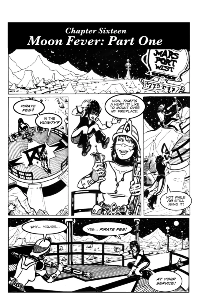 Strange Attractors #16 Page 1 by Michael Cohen and Mark Sherman 