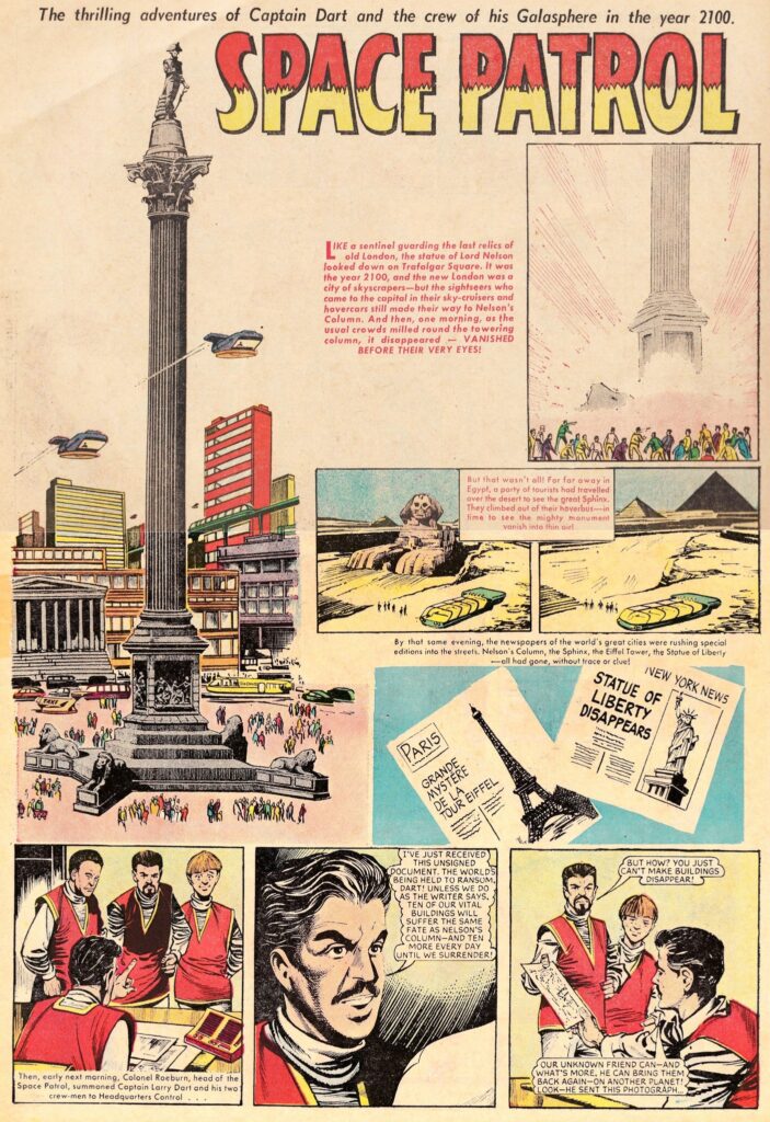 The Beezer: Space Patrol. Art by Terry Patrick