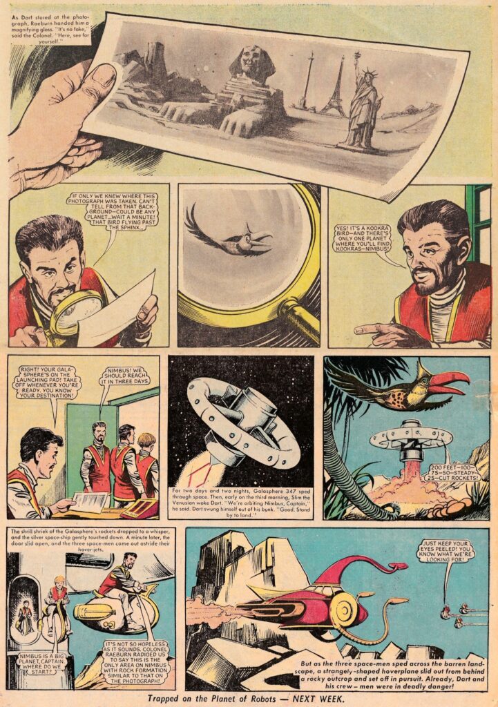 The Beezer: Space Patrol. Art by Terry Patrick