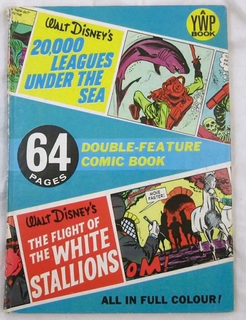 Gold Token 64 Page Double Feature - 20,000 Leagues Under the Sea and White Stallions