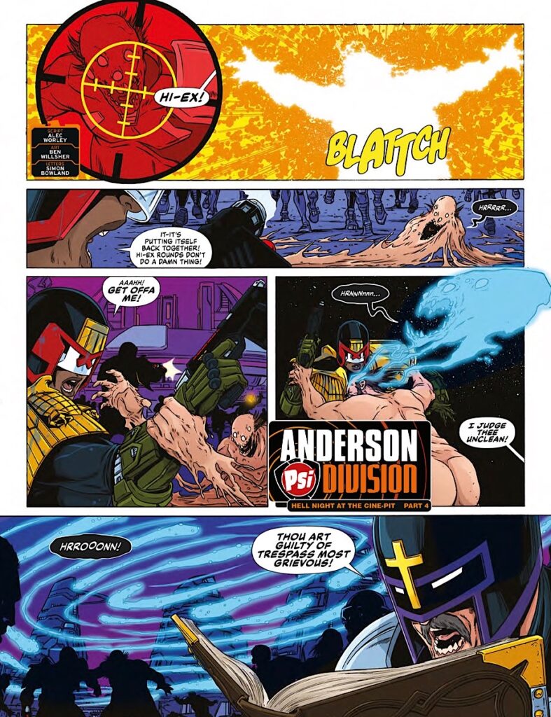 Judge Dredd Megazine 488 - ANDERSON, PSI-DIV by Alec Worley (Writer) Ben Willsher (Artist) Simon Bowland (Letterer)