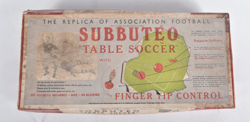 BOXED SUBBUTEO TABLE SOCCER SET