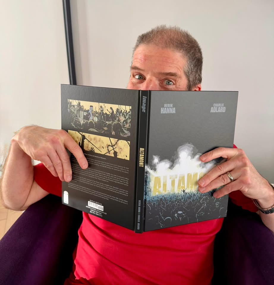 Charlie Adlard and "Altamont" Graphic Novel (2026) | Image: Charlie Adlard