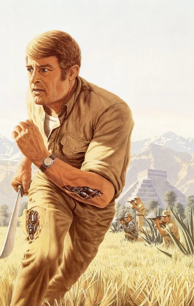 Richard Clifton-Dey’s cover art for Martin Caidin’s High Crystal (1974). Caidin’s novel, Cyborg, was the basis for The Six Million Dollar Man