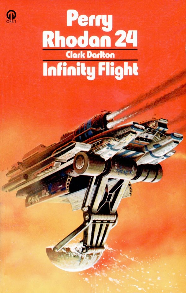 Perry Rhodan 24 - Infinity Flight cover. Art by Bob Layzell