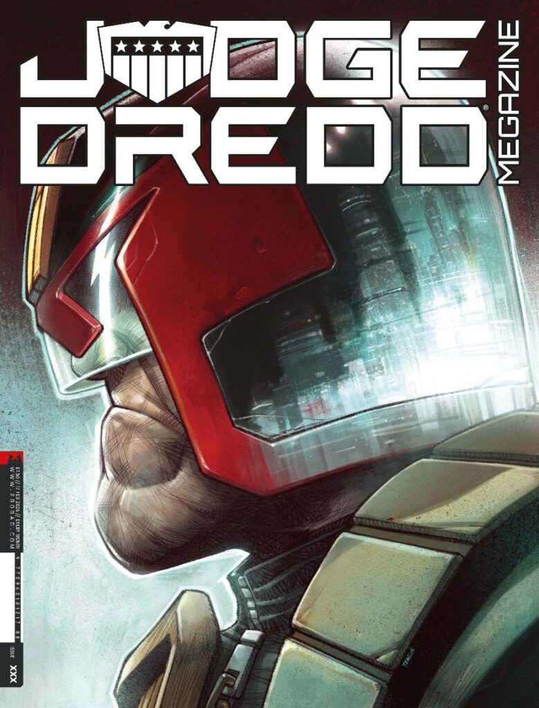 Judge Dredd Megazine 491 - Cover by Dylan Teague