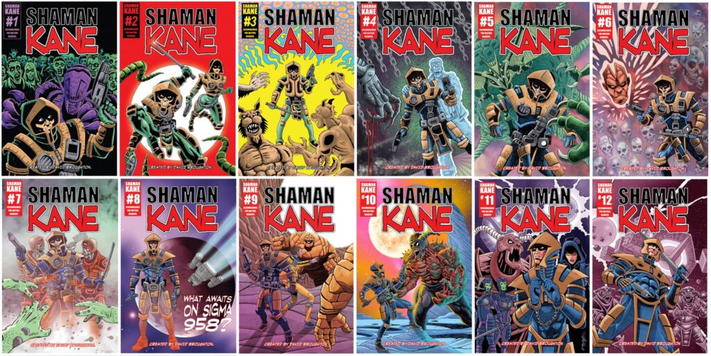 Shaman Kane Issues 1 - 12 by David Broughton