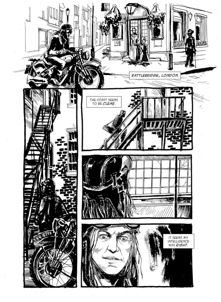 Sherlock Holmes and The Empire Builders - Sample Page by Joel Meadows and Andy Bennett