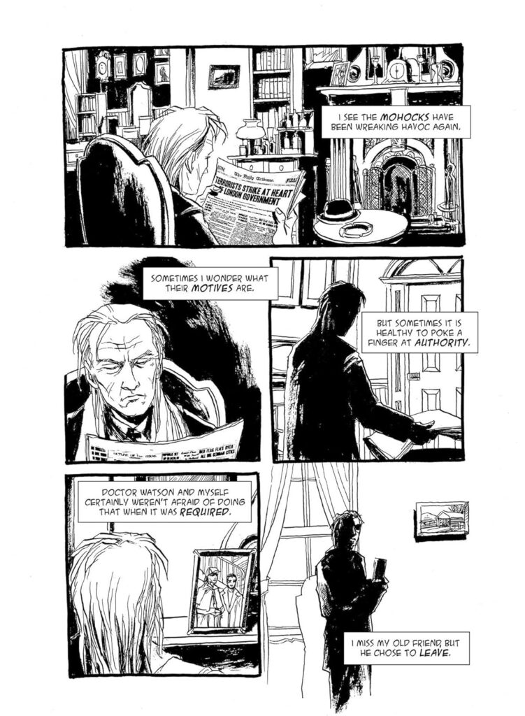 Sherlock Holmes and The Empire Builders - Sample Page by Joel Meadows and Andy Bennett
