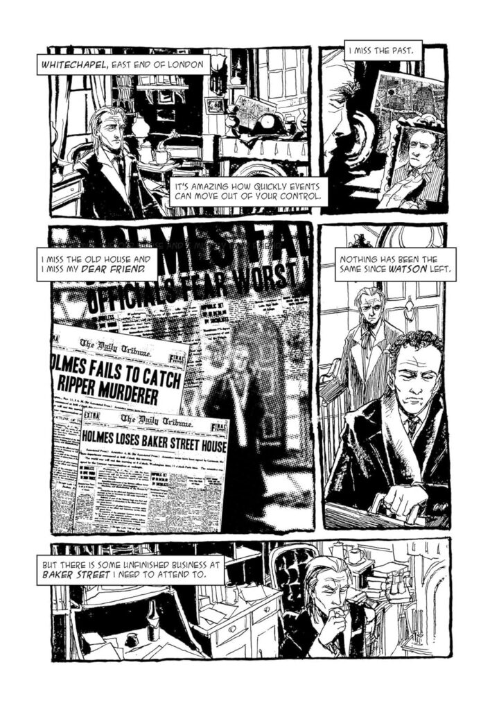 Sherlock Holmes and The Empire Builders - Sample Page by Joel Meadows and Andy Bennett