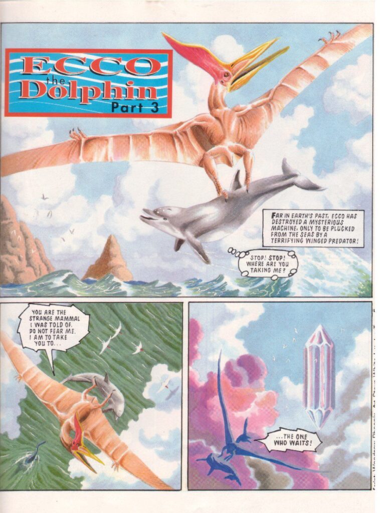 Sonic the Comic - Ecco the Dolphin by Woodrow Phoenix and Steve White