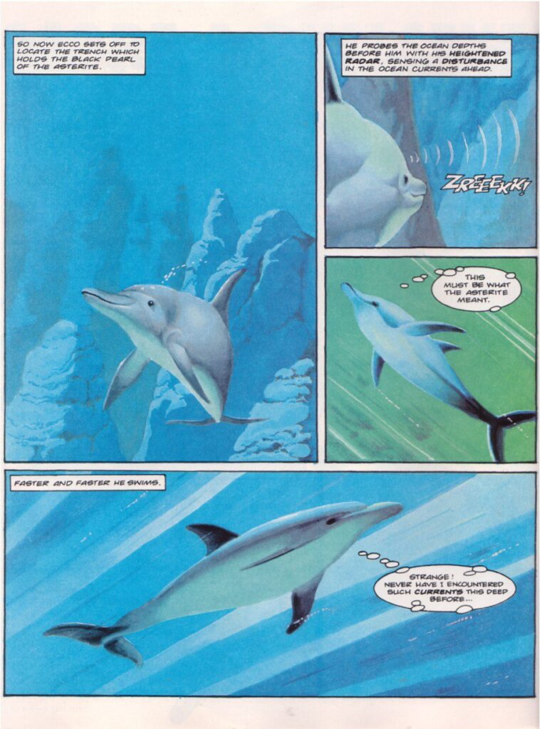 Sonic the Comic - Ecco the Dolphin by Alan McKenzie and Steve White