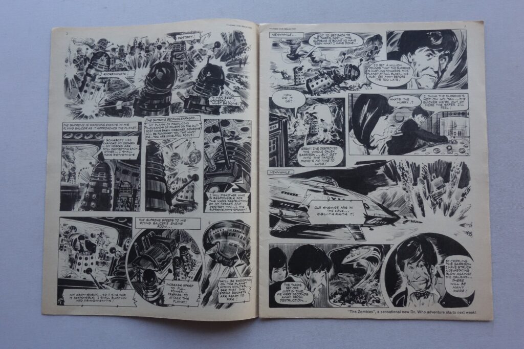 TV Comic No. 795 featuring Doctor Who - cover dated 11th March 1967