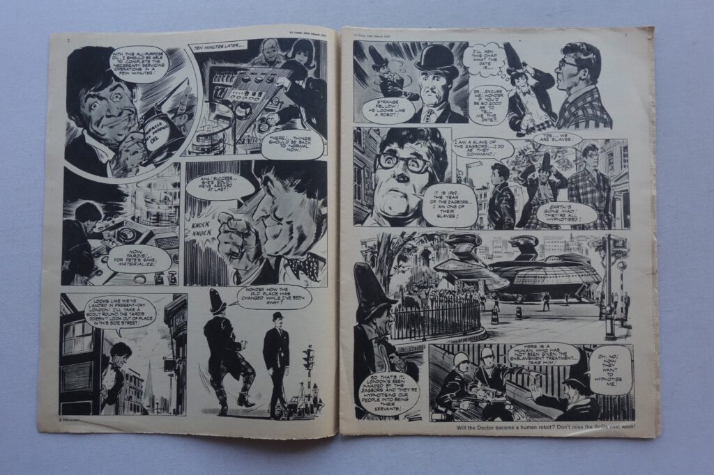 TV Comic No. 795 featuring Doctor Who - cover dated 18th March 1967