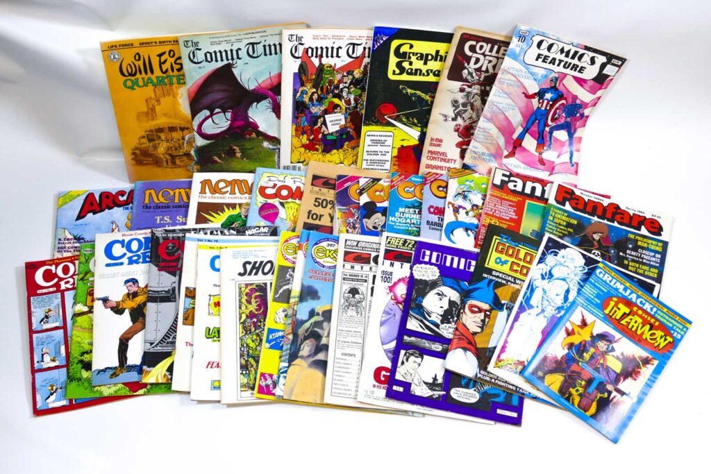 Mixed lot of American and British comic zines