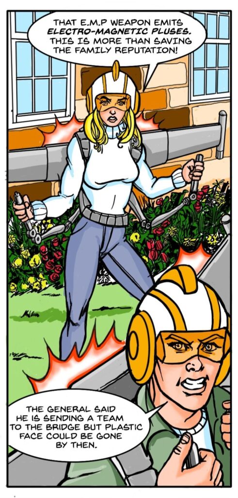 Twin Jett will make her return to Wallop! written by Brian Clarke, art by Iskander Islam