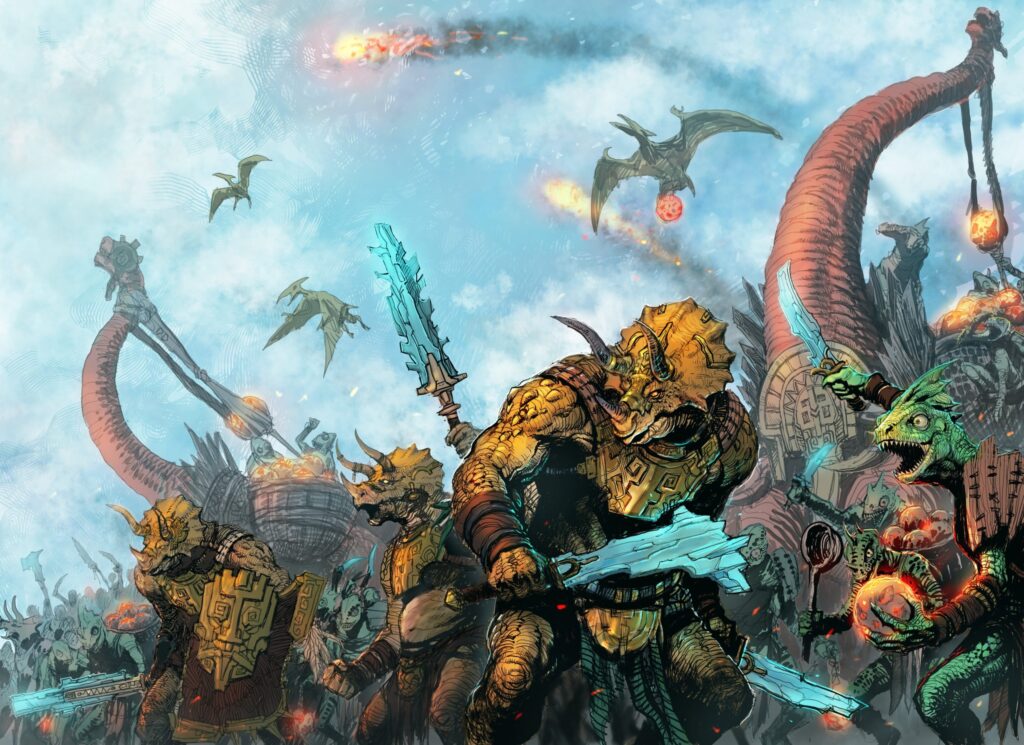 Art by Vu Danh for Archvillain Games  Agama: Stampede Echoes