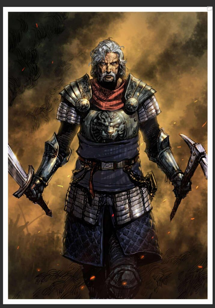 King Conan art by Vu Danh - General Propsero