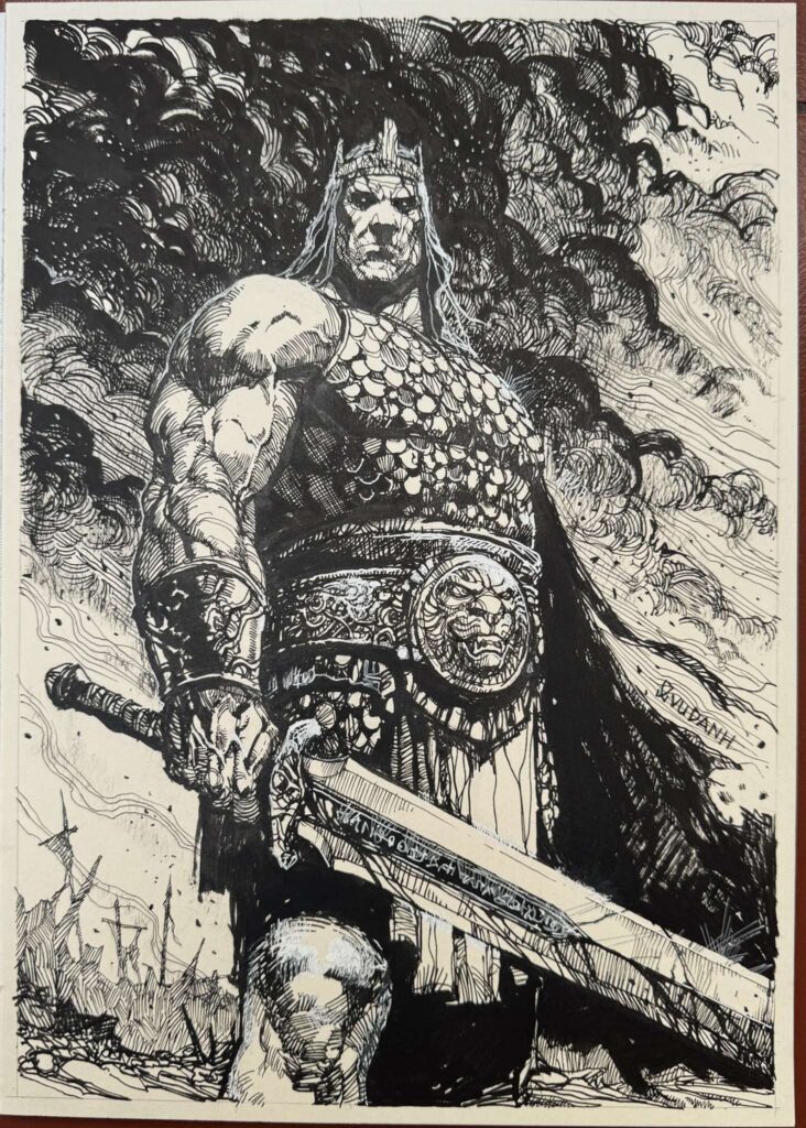 King Conan art by Vu Danh - King Conan