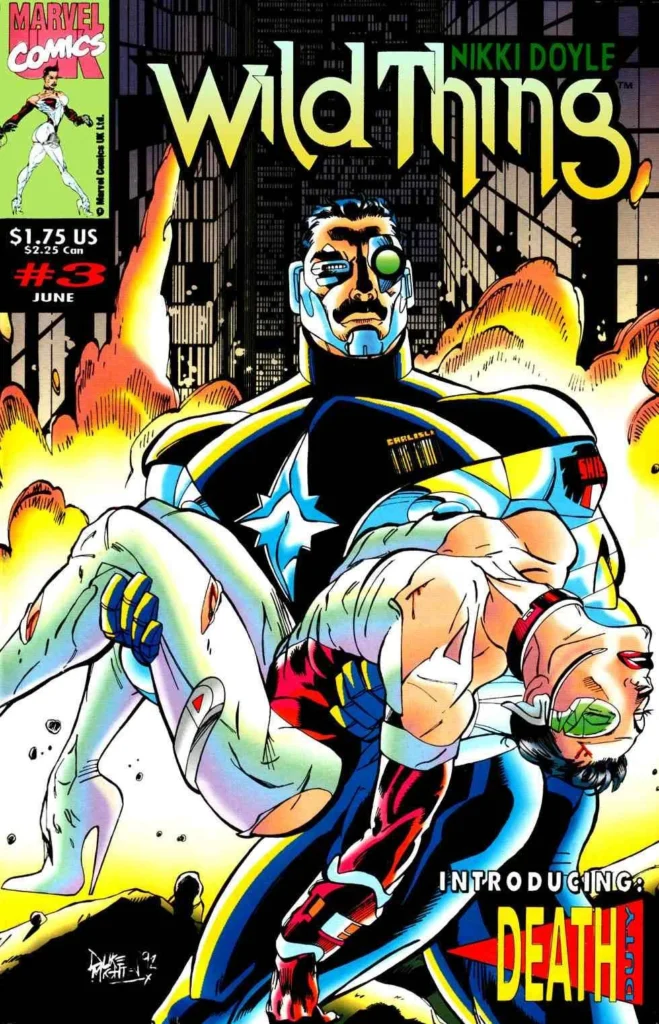 Wild Thing #3 (Marvel UK, 1993) - cover by Duke Mighten