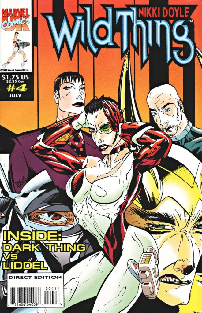 Wild Thing #4 (Marvel UK, 1993) - cover by Duke Mighten