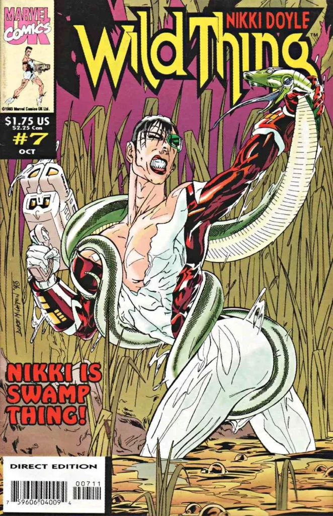 Wild Thing #7 (Marvel UK, 1993) - cover by Duke Mighten