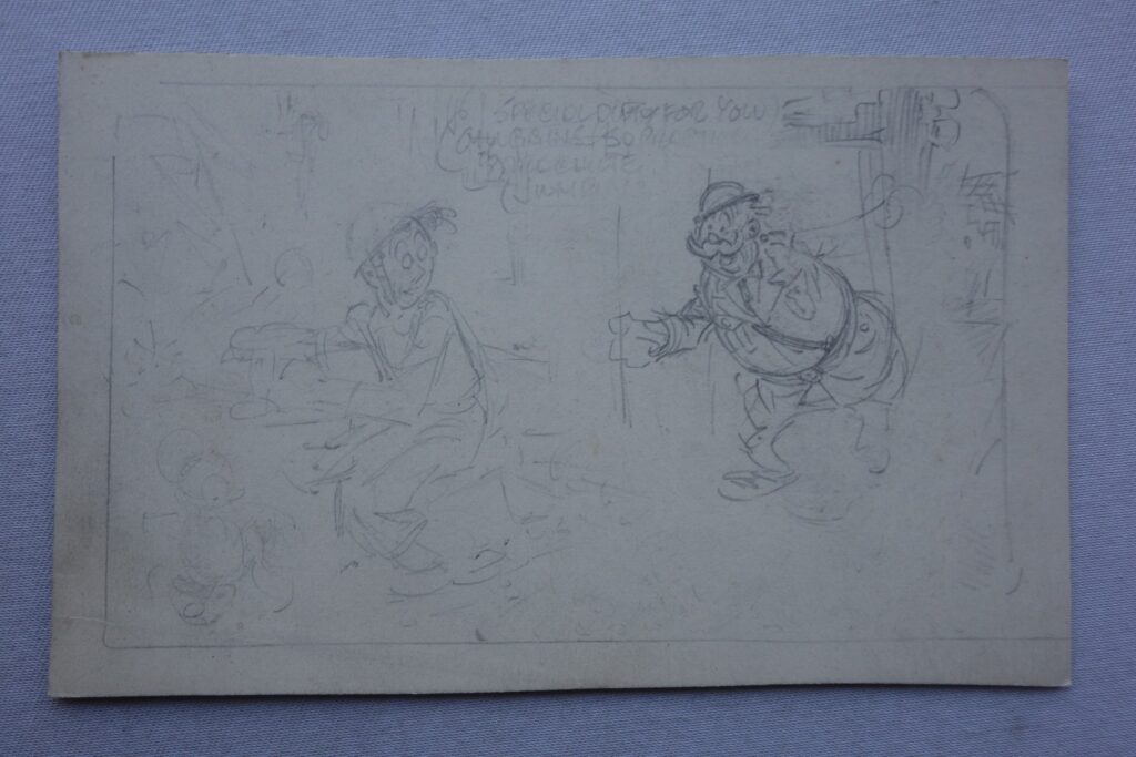 Wonder comic #1514 Feb 3 1945 + Five Preliminary Artworks by Roy Wilson