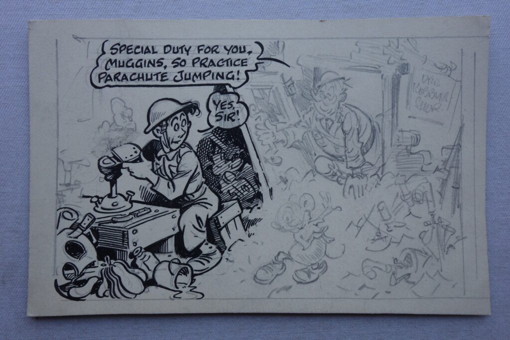 Wonder comic #1514 Feb 3 1945 + Five Preliminary Artworks by Roy Wilson