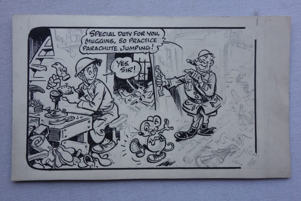 Wonder comic #1514 Feb 3 1945 + Five Preliminary Artworks by Roy Wilson